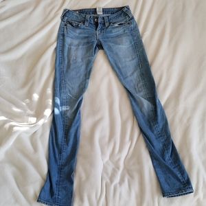 Low waisted true religion skinny jeans. They are new and in perfect condition.